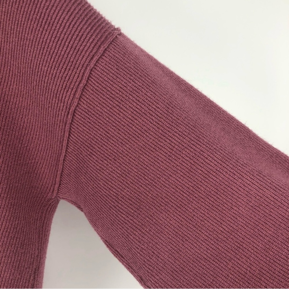 FREE PEOPLE MAUVE SHADOW OVERSIZED SWEATER LARGE - Picture 7 of 10
